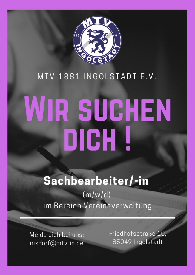 Stellenausschreibung Sachbearbeiter/in