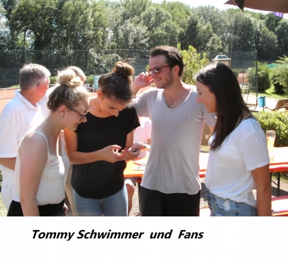 Tommy Schwimmer und Fans